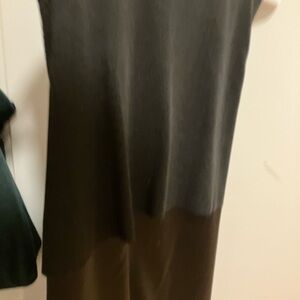 ZARA Elegant Black Silk Sleeveless Dress